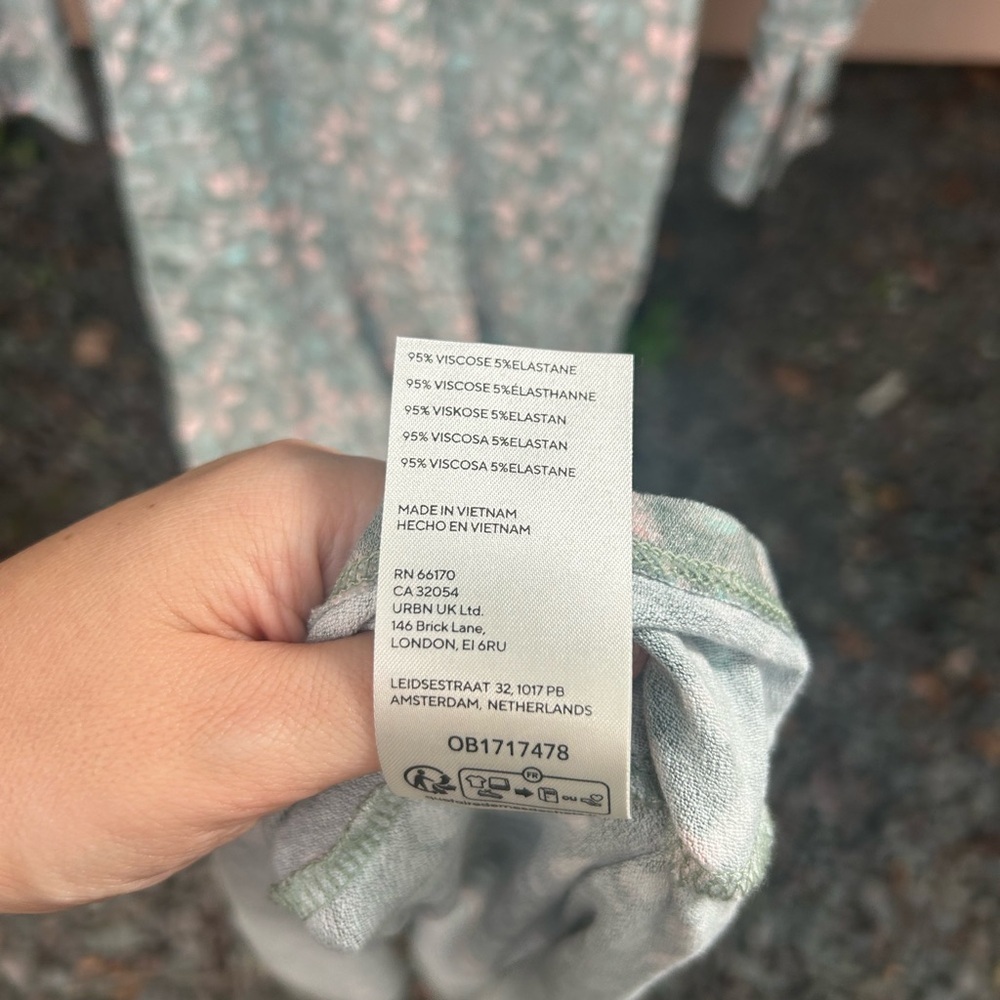 NWOT FREE PEOPLE shayla floral wrap dress - Picture 12 of 14